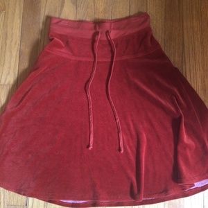 HARDTAIL VELOUR SKIRT
